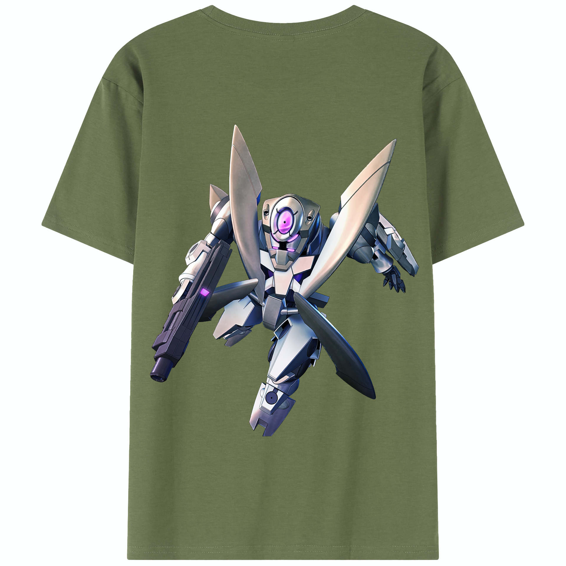 （画像用） 機動戦士ガンダム Mobile Suit Gundam 綿100％半袖Tシャツ（背面プリント）